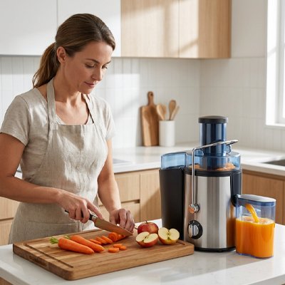 Extracteur de jus centrifugeuse traiter plusieurs fruits et légumes