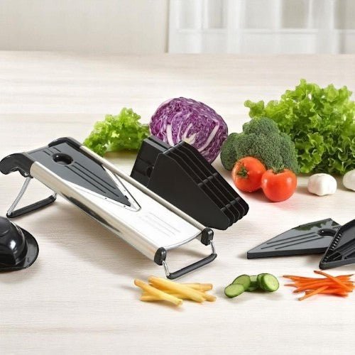 mandoline japonaise et ses 5 lames interchangeables