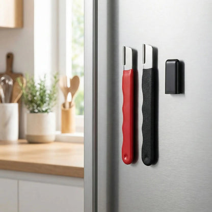 affuteur couteaux s'accroche sur le frigo