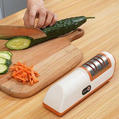 Aiguiseur à couteau électrique adapté aux couteaux de cuisine