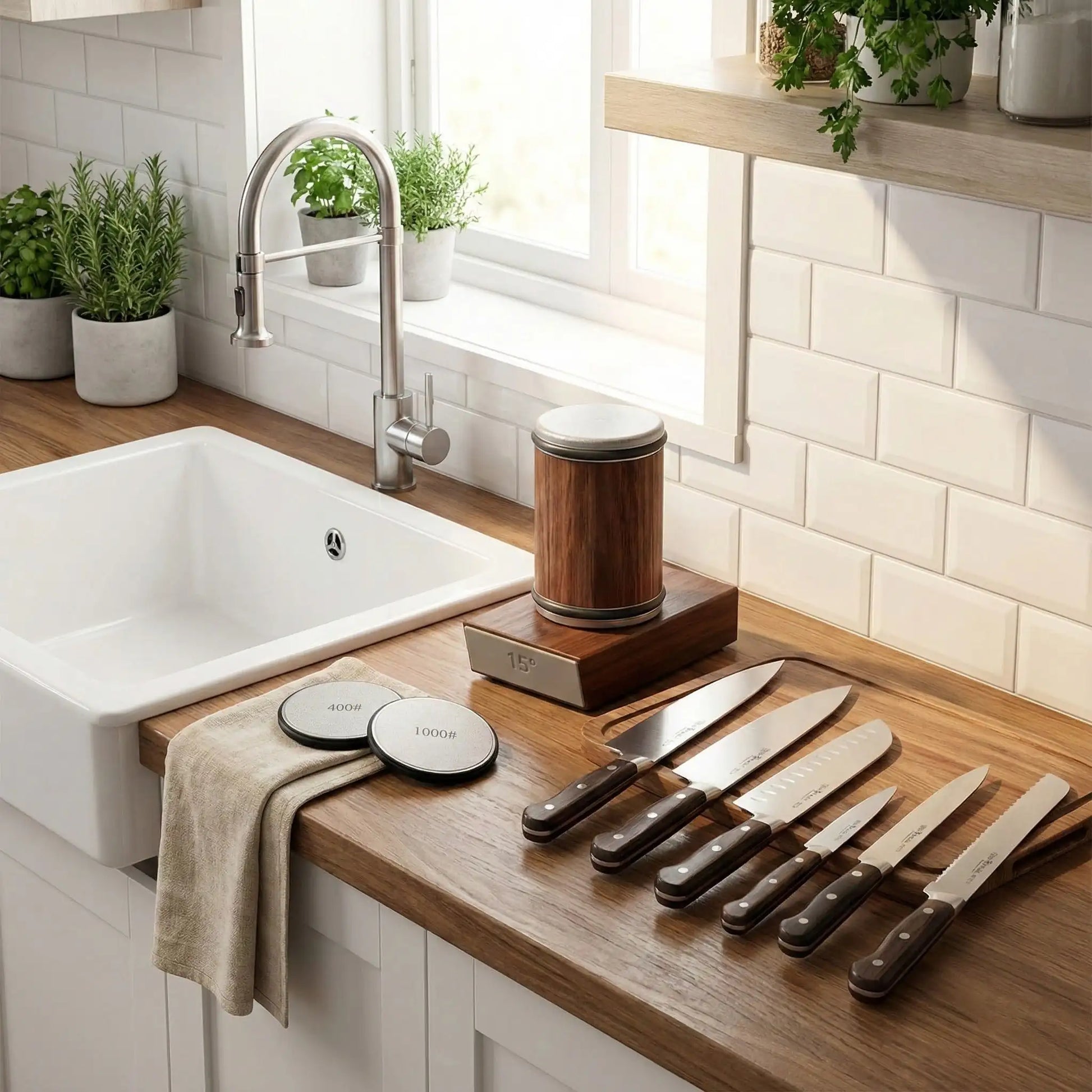 aiguiseur couteau compatible avec toutes sortes de couteaux