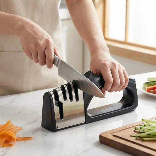 aiguiseur couteau offre stabilite et confort
