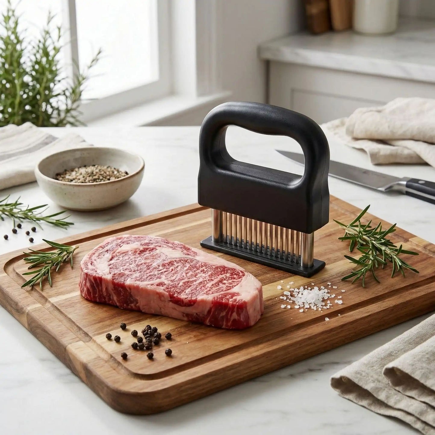 attendrisseur de viande conserve le goût d'origine