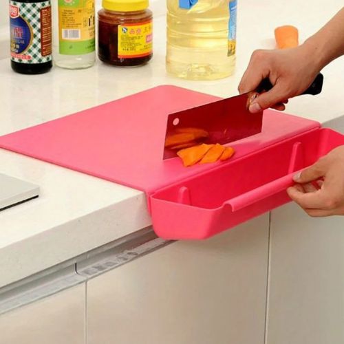 bac amovible de la planche a découper