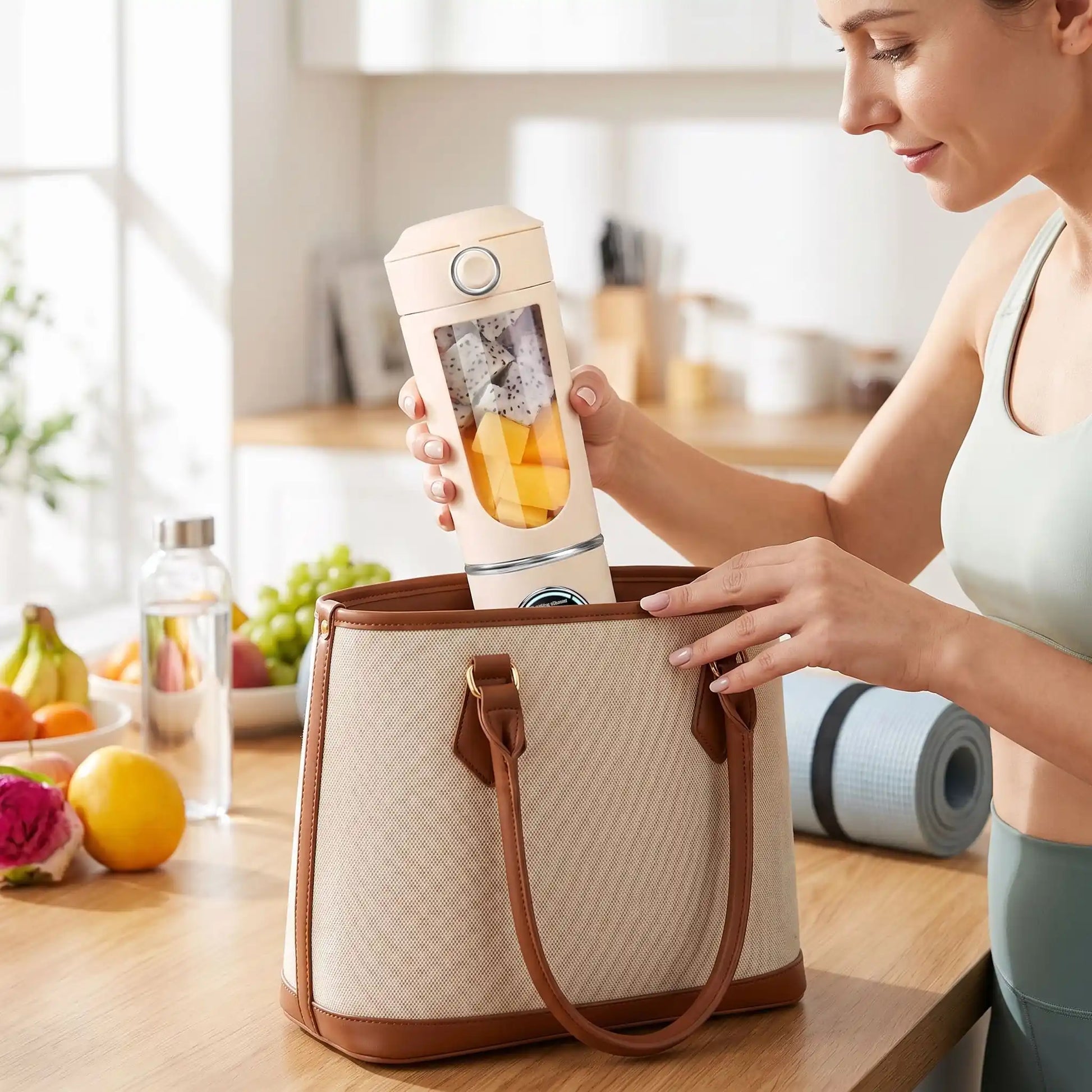 blender smoothie glisser dans votre sac