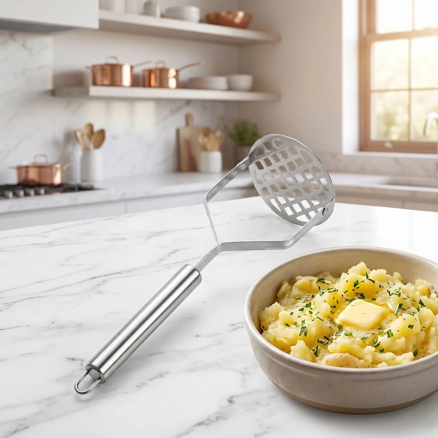 corvée en geste simple avec presse puree