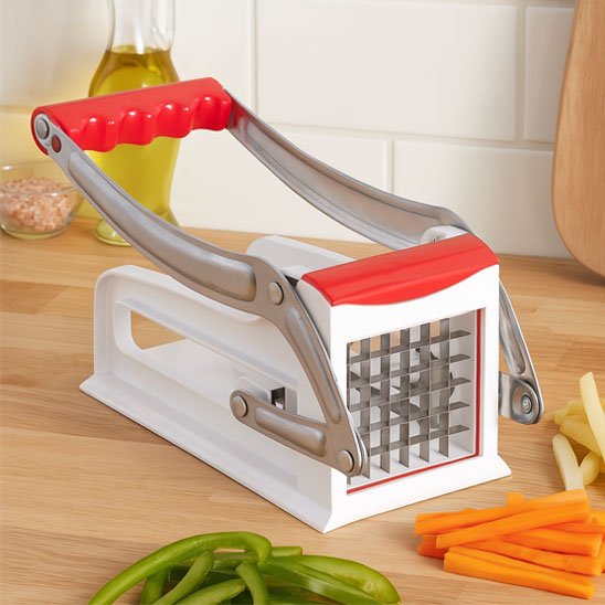 Coupe frite et deux grilles interchangeables