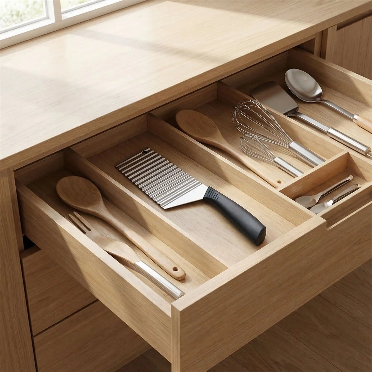  coupe frite ondulé gourmand pour un rangement facile