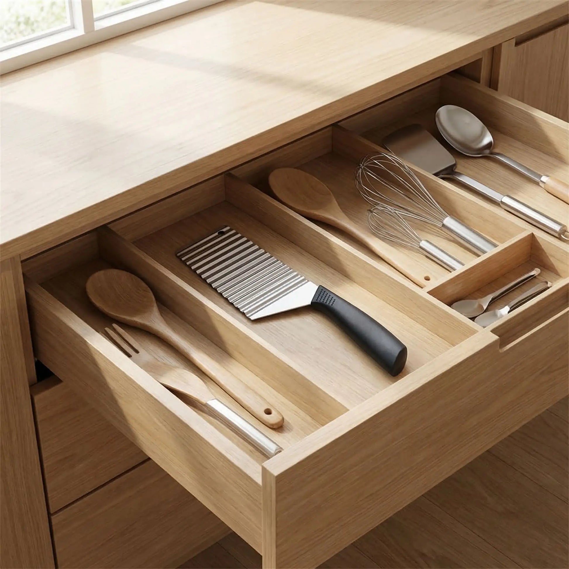  coupe frite ondulé gourmand pour un rangement facile