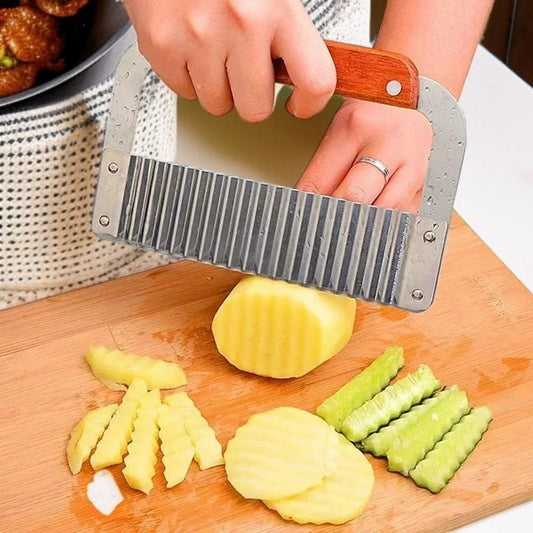 coupe frite ondulé rapide