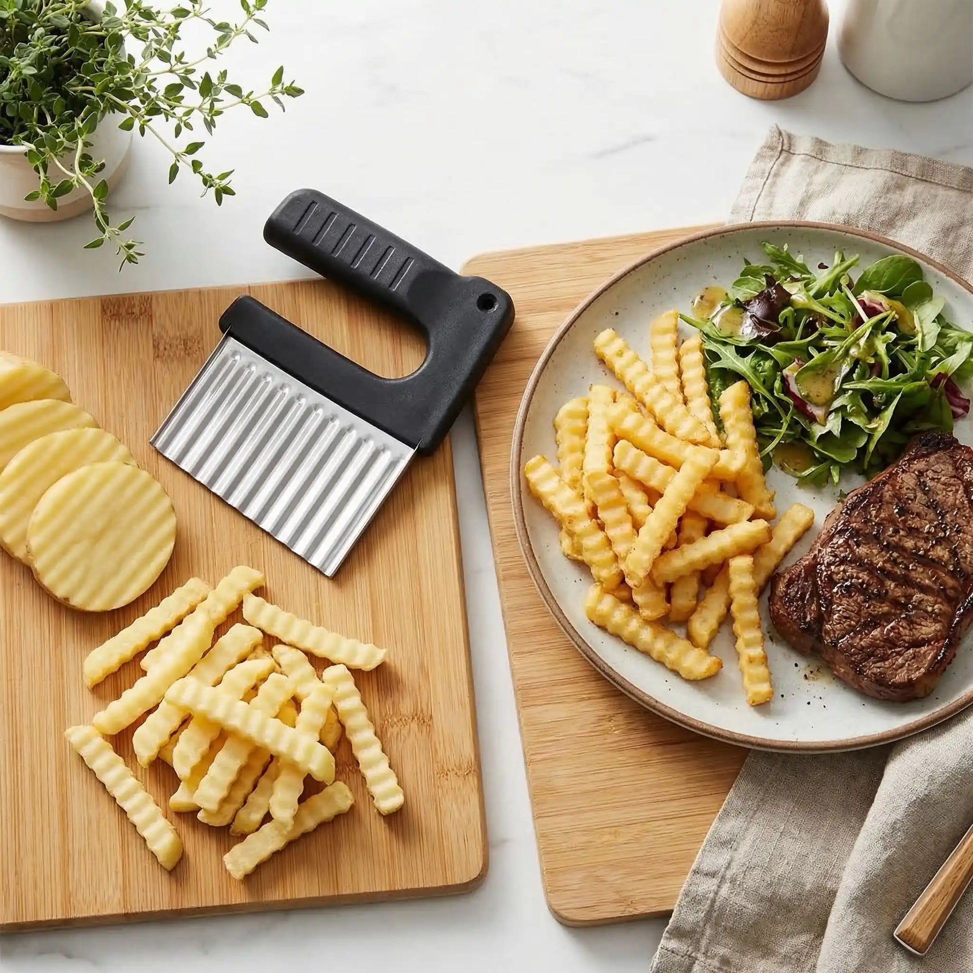 coupe frite ondulé simplifie votre quotidien