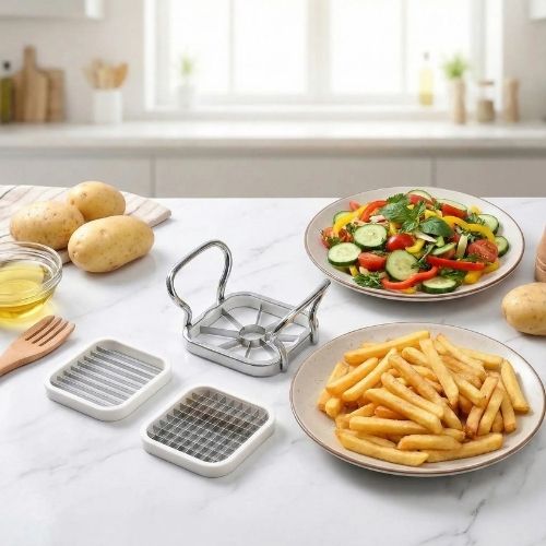 coupe frites manuel préparation deux fois plus rapide