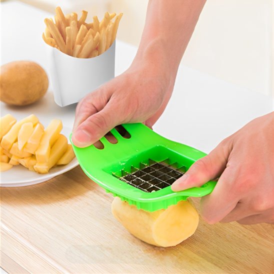 Coupe frites manuel prise en main confortable