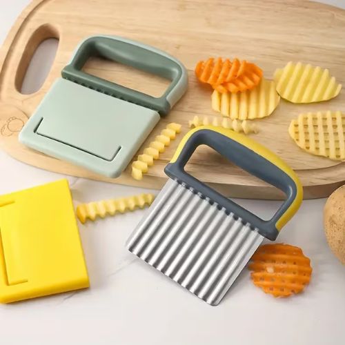 coupe frites vert et jaune