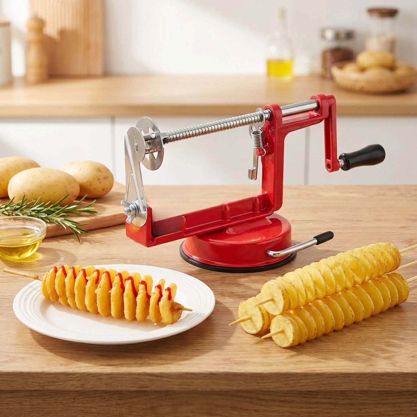 coupe pomme de terre spirale idéal pour les amuses-bouches