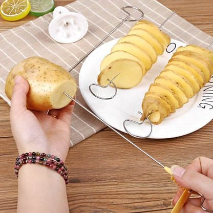 Coupe pomme de terre spirale installation simple