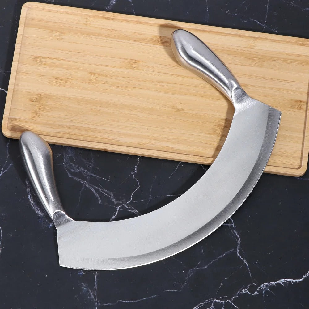 couteau hachoir forme berceuse