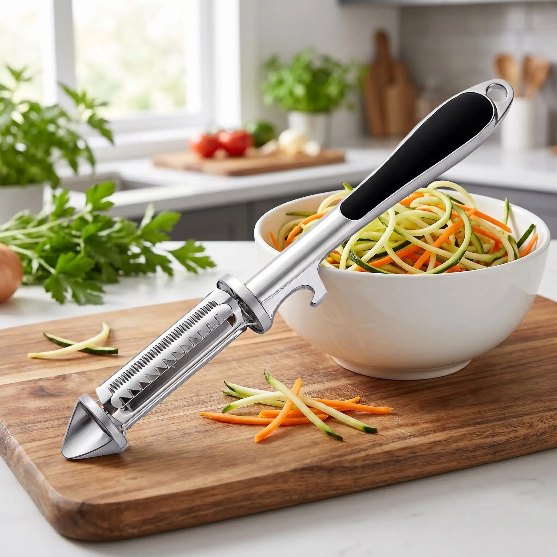econome spaghetti des légumes en arc en ciel