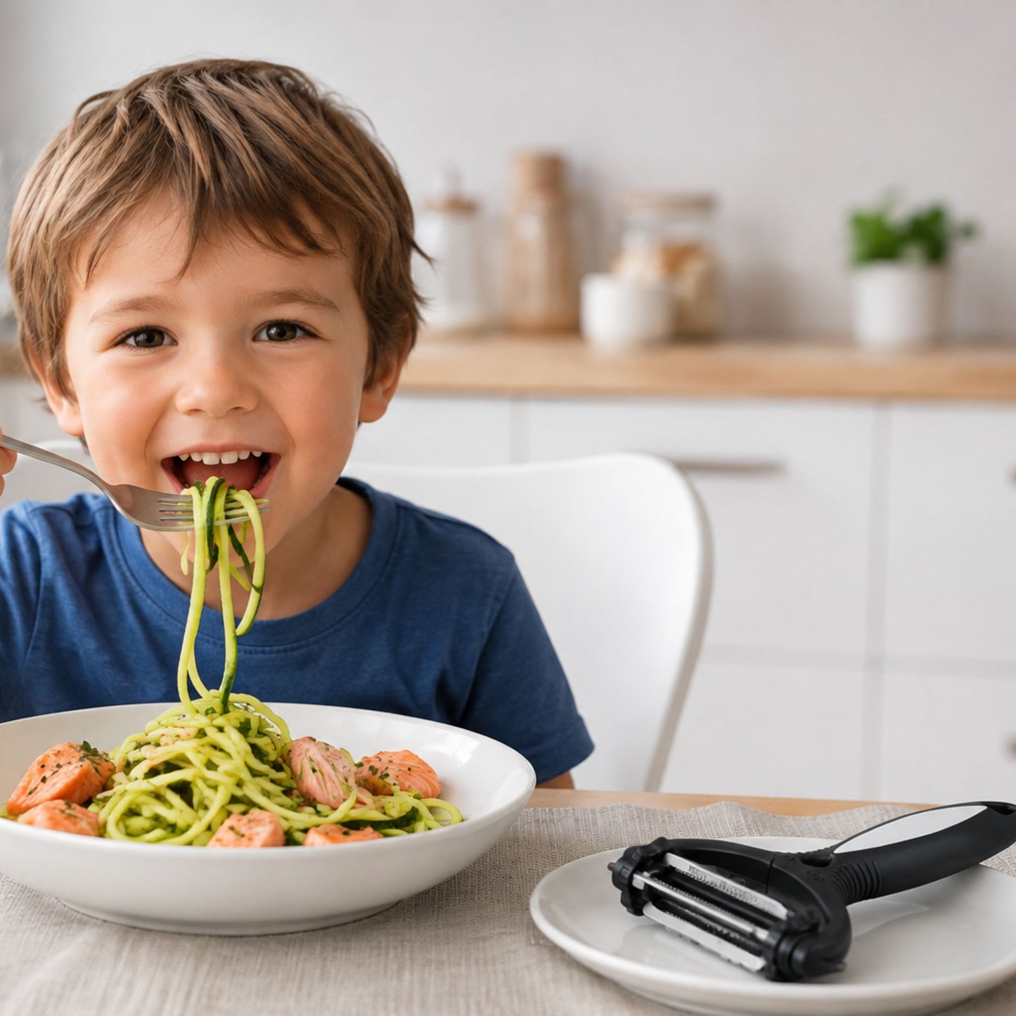 econome spaghetti enfant mange sainement