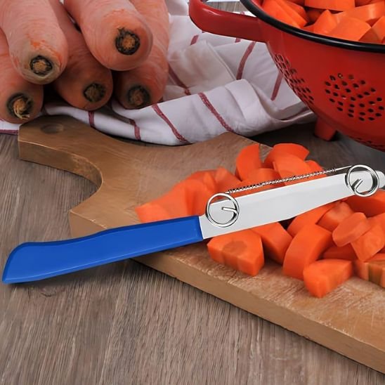 eplucheur legume adapté pour couper les carottes