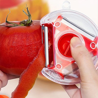 éplucheuses à pommes de terre-rouge