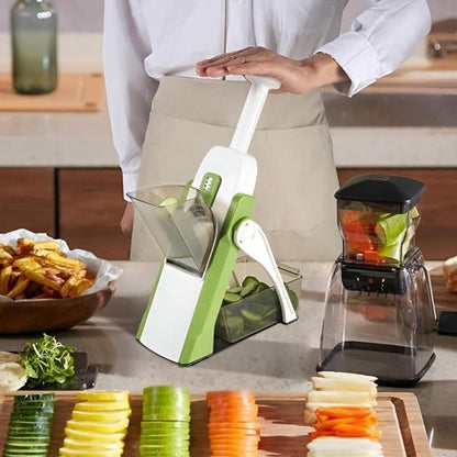 fini tranches inégales avec mandoline cuisine 
