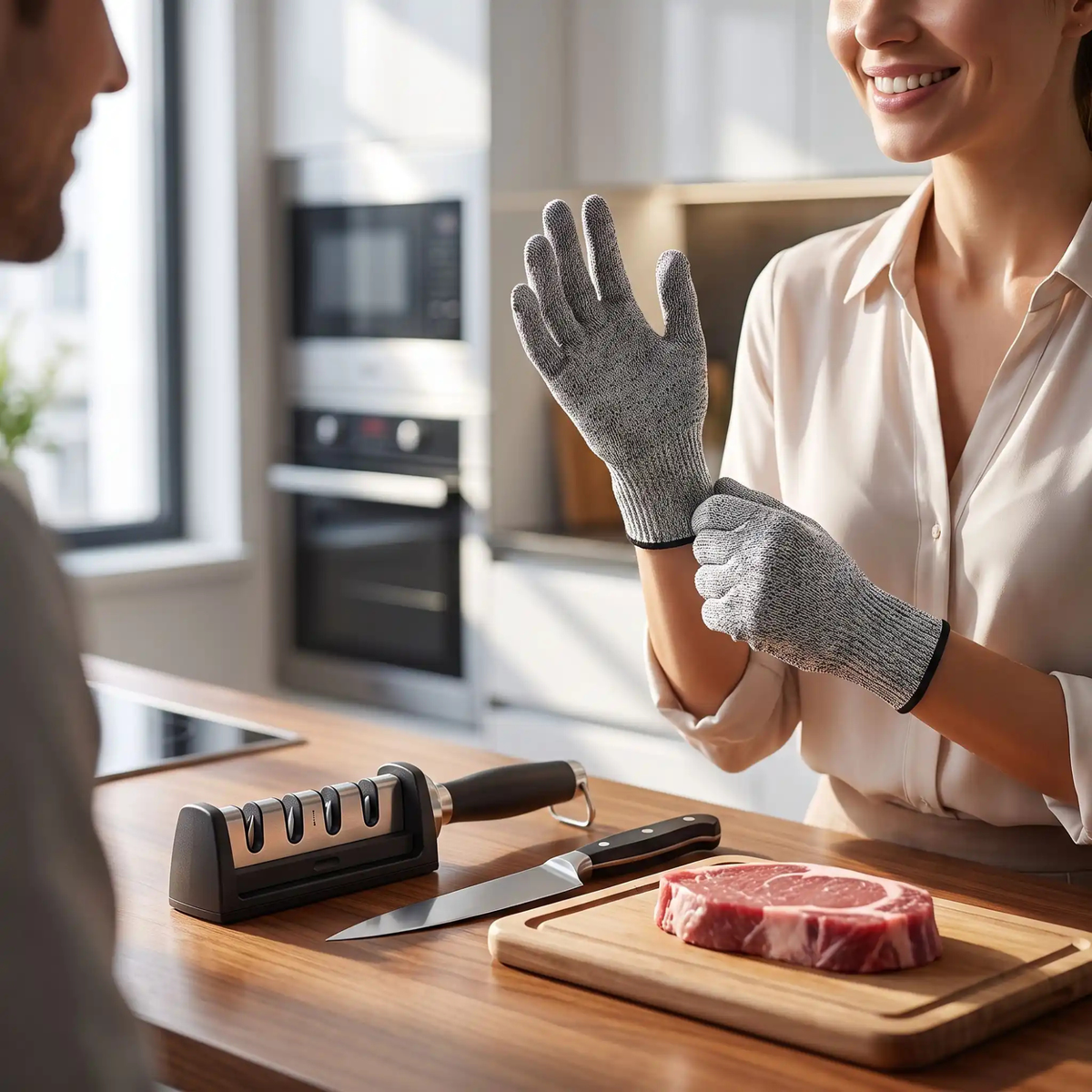 gants anticoupure securité et précisiom