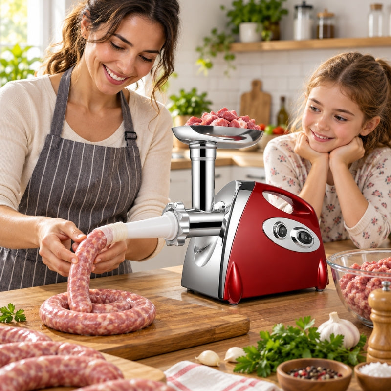 hachoir à viande moments partagés en famille