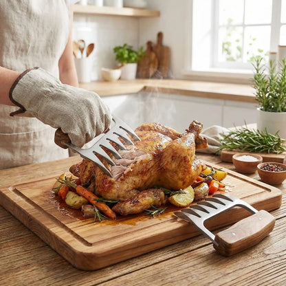 hachoir manuel à viande griffe en acier inoxydable