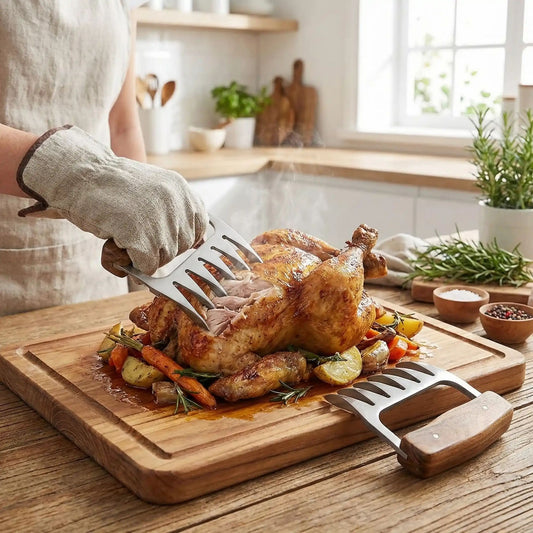 hachoir manuel à viande griffe en acier inoxydable