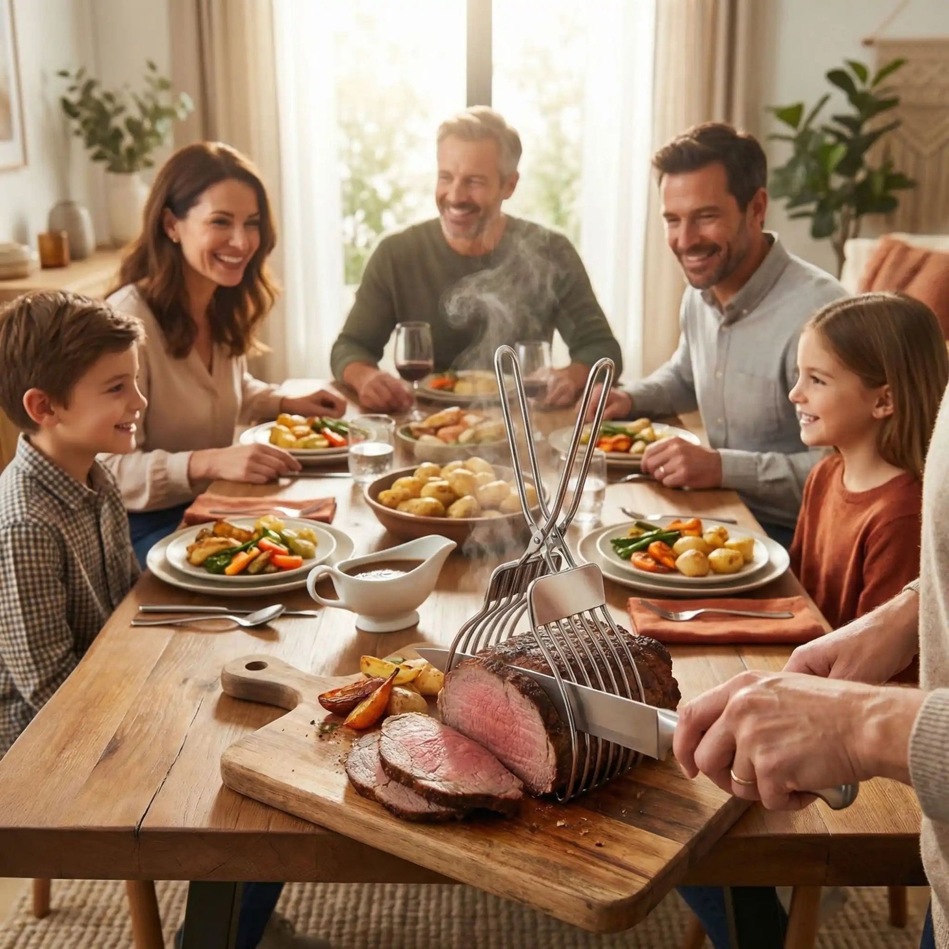 pince a roti facilite d'utilisation pour famille nombreuse