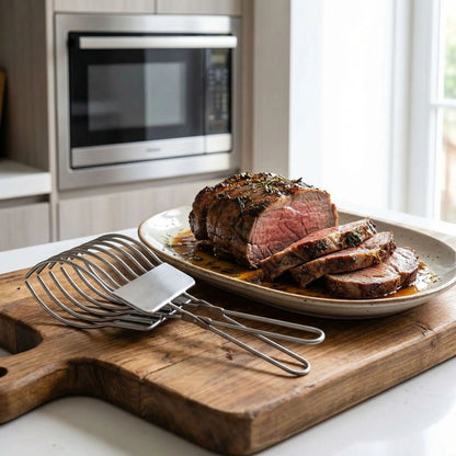 pince a roti inox pro sur la table