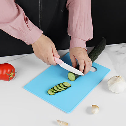 planche a découper bleu protège votre couteau