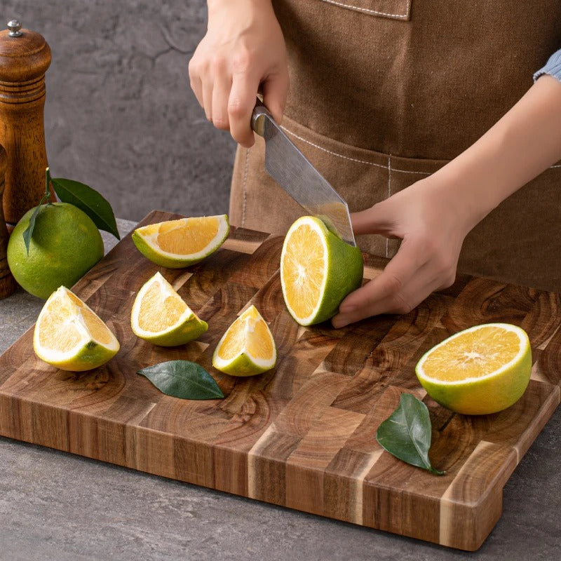planche a decouper bois preserve affutage des couteaux