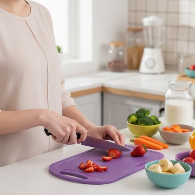 Planche a découper le confort pendant la découpe