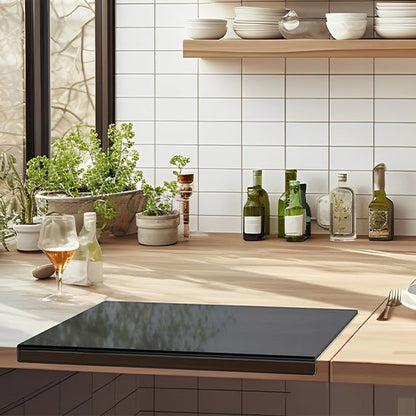 Planche a decouper protection antidérapant pour comptoir avec levre