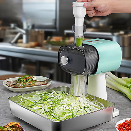 poireau spirale avec spiraliseur de legumes electrique vegilux