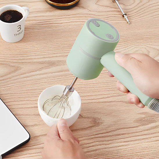 preparer mousse de lait pour cafe avec mini hachoir electrique