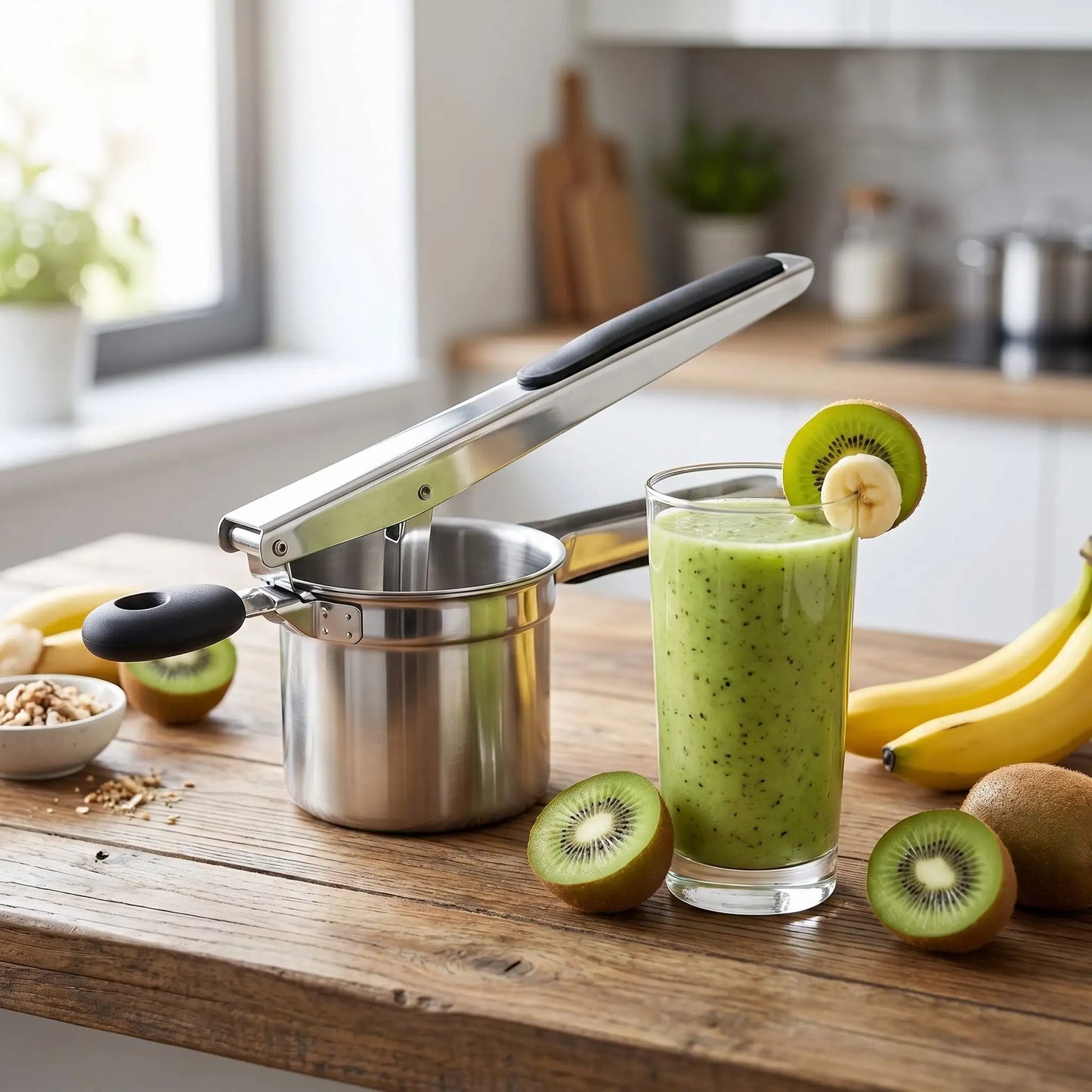 presse purée 3 disques robuste pour smoothie fait maison