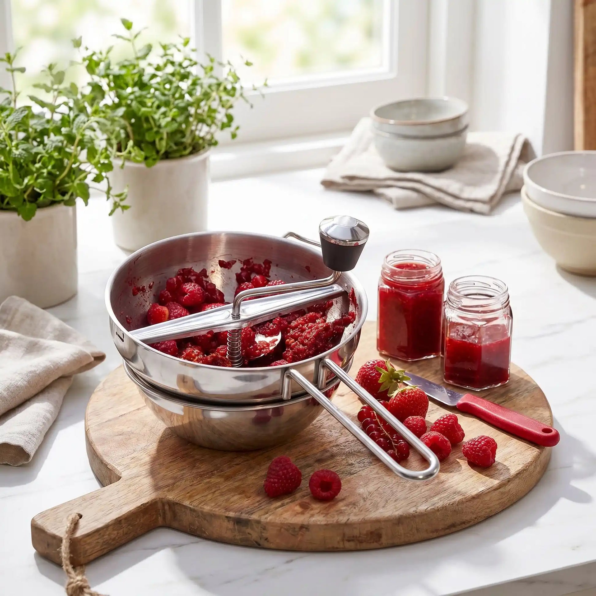 presse purée adaptée pour la confiture et sauce
