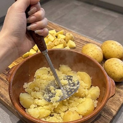 Presse puree agréable au toucher