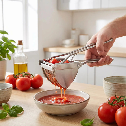 presse purée precirobuste extrait le jus de vos tomates facilement