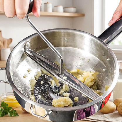 presse purée structure robuste en acier inoxydable