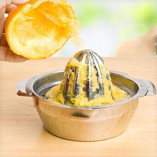 rainures d'extraction optimales du  presse agrume manuel