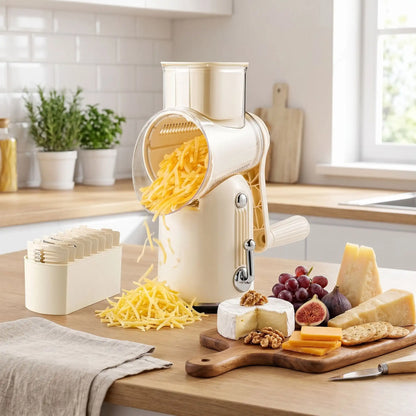  râpe à fromage manivelle comprend une boite de rangement
