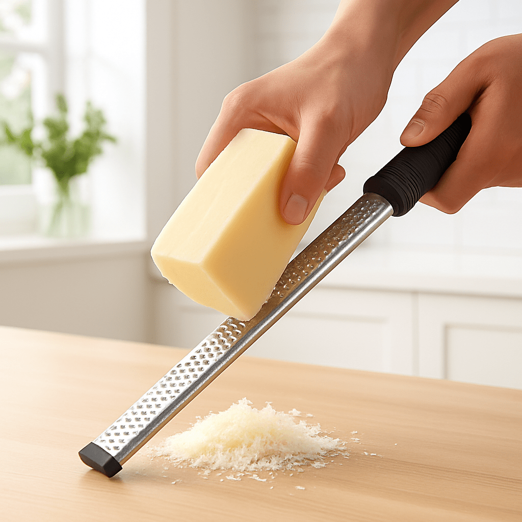 râpe a fromage un petit geste pour résultat parfait
