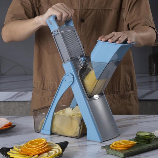 système de garde intégrée de mandoline cuisine