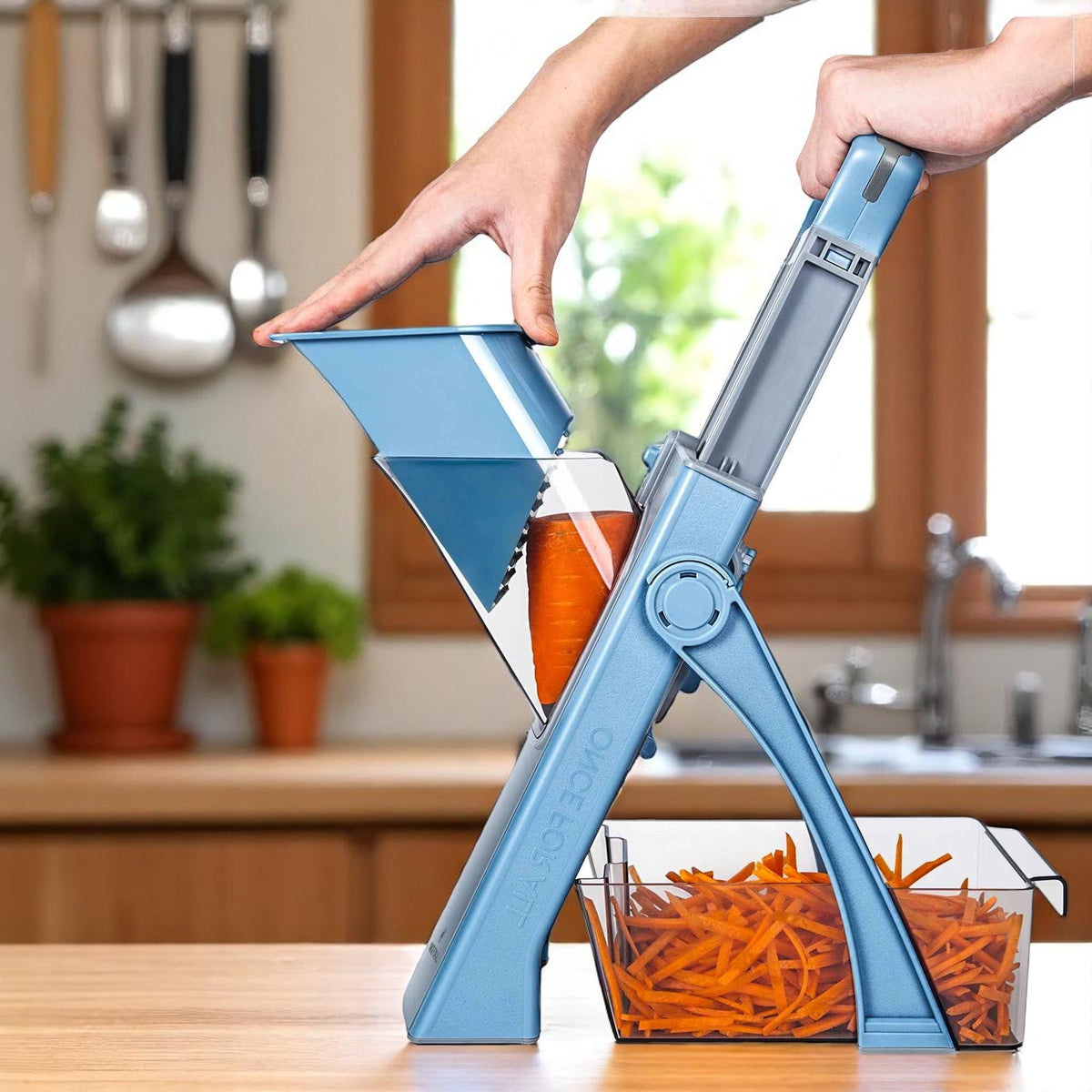 tranches parfaitement régulières avec mandoline cuisine